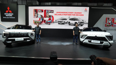 Rayakan 55 Tahun Mitsubishi di Indonesia, MMKSI Luncurkan Destinator dan Xforce Edisi Spesial di IIMS 2026