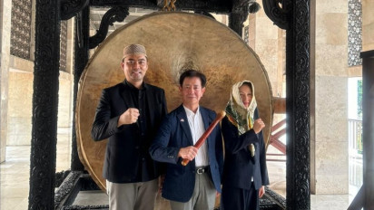 Kepala Staf Angkatan Laut Jepang Kunjungi Terowongan Istiqlal–Katedral Simbol Kerukunan Antarumat Beragama di Indonesia