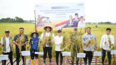 Bulog Luncurkan Program Serapan Gabah di Maros, Siap Topang Target 4 Juta Ton untuk Menuju Ekspor Beras