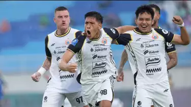 Eksel Runtukahu cetak gol kemenangan Persija atas Arema FC di putaran pertama