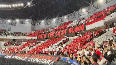 Suporter Timnas Futsal Indonesia