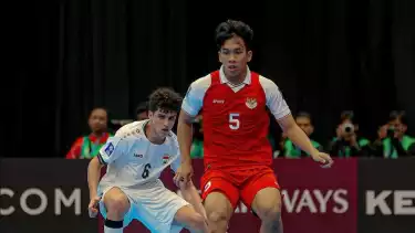 Israr Megantara, pencetak hattrick bagi Timnas Futsal Indonesia lawan Iran