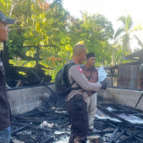 Cekcok dengan Istri, Suami di Tapteng Ngamuk Bakar Rumah hingga Tak Bersisa