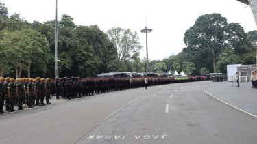 Ribuan Personel Gabungan Siap Amankan Laga Persija Jakarta vc Arema FC di SUGBK Hari ini