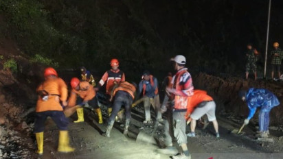 Longsor di Jalur Rinjani Lombok Timur, Dua Alat Berat Dikerahkan