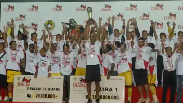 Sriwijaya FC saat juara Liga Indonesia 2007/2008
