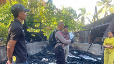 Cekcok Rumah Tangga, Pria di Tapteng Nekat Bakar Rumah Sendiri