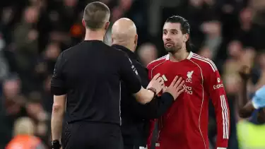 Dominik Szoboszlai di laga Liverpool kontra Manchester City