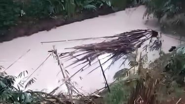 Sungai di Serpong Diduga Tercemar Bahan Kimia