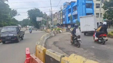 Viral "Pak Ogah" Geser Beton di Kota Tua, Satpol PP Perbanyak Lakukan Patroli