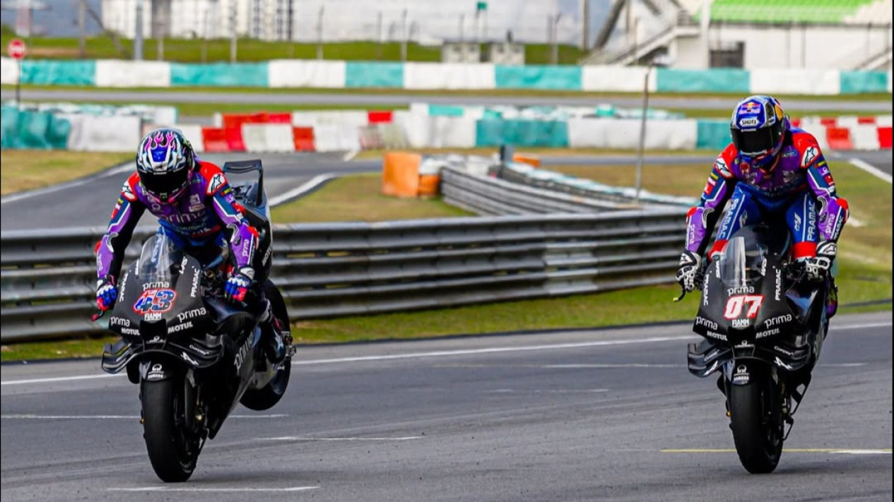 Mesin V4 Yamaha Bermasalah hingga Fabio Quartararo Kecelakaan Hebat di Malaysia, Jack Miller Bilang Begini..
            - galeri foto