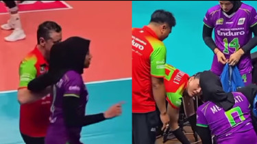 Megatron Sempat 'Pincang', Tapi Tetap Menggila! Drama Megawati Warnai Kemenangan JPE di Puncak Proliga 2026
