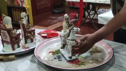 Jelang Tahun Baru Imlek 2026, Wihara di Sidoarjo Mandikan 200 Rupang