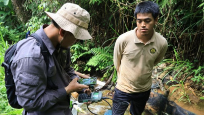 Indikasi Ada Sungai Bawah Tanah di Sinkhole Sumbar