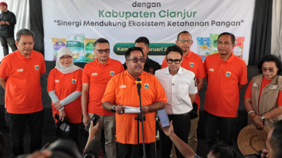 Pemprov DKI Ikut Panen Raya di Cianjur, Rano Karno: Jakarta Mungkin Tak Punya Lahan, tapi Punya Fiskal Besar