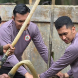 Pengabdian ke Masyarakat, Mahasiswa STIK Angkatan 83/WPS Bangun Sumur Bor di Aceh Jelang Ramadan