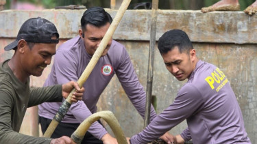 Pengabdian ke Masyarakat, Mahasiswa STIK Angkatan 83/WPS Bangun Sumur Bor di Aceh Jelang Ramadan