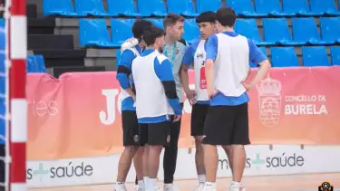Israr Megantara saat trial bersama klub futsal Spanyol Burela FS
