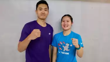 Lanny Tria Mayasari akan bermain rangkap ganda campuran bersama Daniel Edgar Marvino