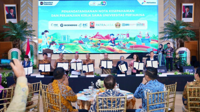 PF dan UPER Teken 23 MoU Strategis Sekaligus, Misi Perluas Dampak Pendidikan hingga Keberlanjutan