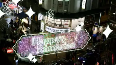 Jantung Kota London Diterangi 30 Ribu Lampu LED Ramadan Lights, Sadiq Khan Serukan Persatuan