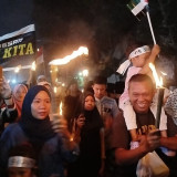 Ribuan Warga Medan Gelar Pawai Obor Sambut Ramadan 1447 H, 96 Organisasi Turut Ambil Bagian