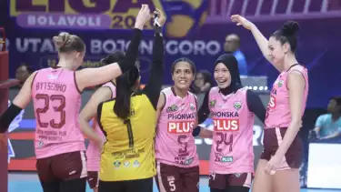 Pemain Gresik Phonska Plus Pupuk Indonesia di Proliga 2026.