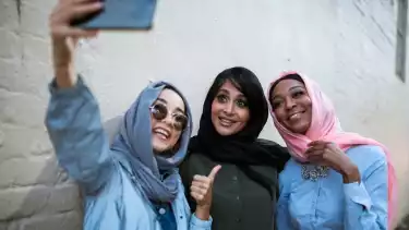 Ilustrasi wanita muslim