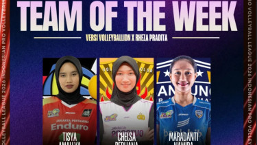 Meski Rajai Klasemen, Jakarta Pertamina Enduro Tak Dominan di Team of The Week Proliga 2026: Megatron Absen Lagi