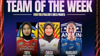 Meski Rajai Klasemen, Jakarta Pertamina Enduro Tak Dominan di Team of The Week Proliga 2026: Megatron Absen Lagi