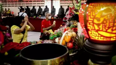 Imlek di Vihara Dharma Bhakti Glodok, Selasa (17/2/2026)