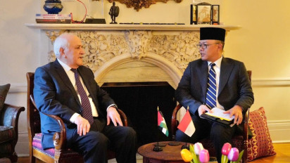 Menlu Sugiono Bertemu Utusan Palestina di New York, RI Siap Kirim Pasukan Perdamaian ke Gaza