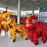 Barongsai dan Naga Liang Liong Meriahkan Perayaan Imlek di Bandara Juanda