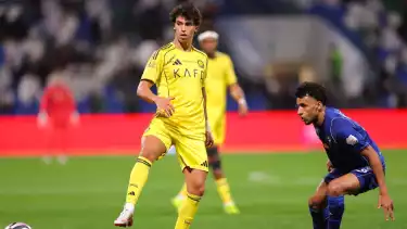 Joao Felix dalam laga Al Fateh vs Al Nassr, Minggu (15/2/2026)