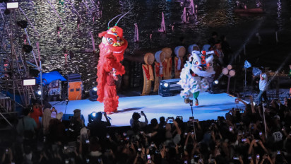 Pemprov DKI Jakarta Gelar Transisi Imlek-Ramadan di Bundaran HI, Tampilkan Barongsai hingga Marawis