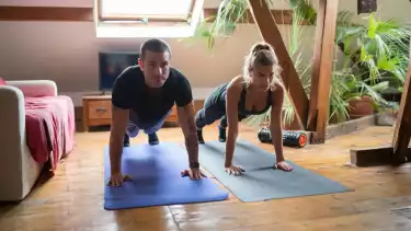 Ilustrasi olahraga push up