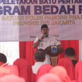 Wagub DKI Groundbreaking Program Bedah Rumah di Kelurahan Kapuk Jakbar