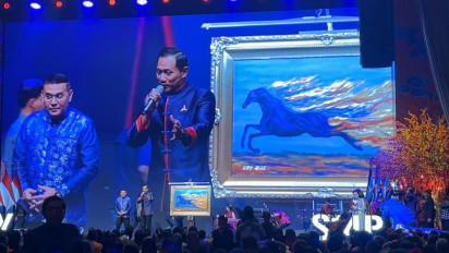 Terjual Rp6,5 Miliar, Uang Hasil Lelang Lukisan SBY "Kuda Api" Disumbangkan untuk Bantuan Kemanusiaan