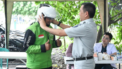 Tekan Angka Korban Meninggal Akibat Kecelakaan Lalu Lintas, Jasa Raharja Latih Komunitas Ojol