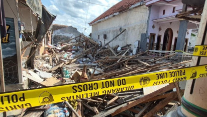 Racik Petasan Jelang Ramadhan, Meledak, 7 Rumah Hancur , 1 Tewas, 5 Luka-luka
