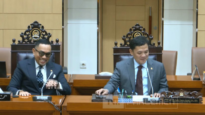 Ahmad Sahroni Full Senyum Jadi Pimpinan Komisi III DPR RI, Padahal Belum Genap 6 Bulan Sejak Dinonaktifkan