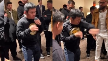 Kuda-Kuda dan Gerakan Pukulan Manny Pacquiao Tanpa Sarung Tinju Bikin Merinding, Ini Buktinya