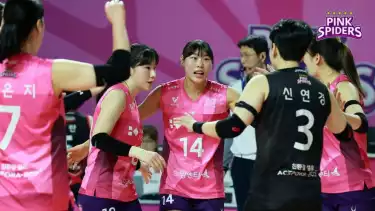 Skuad Pink Spiders usai ditinggal Ratu Voli Korea Kim Yeon-koung.