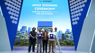 VinFast Menandatangani MoU Penyediaan 400 Unit Limo Green dengan Mitra Armada