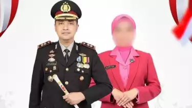 Kapolres Bima Kota Nonaktif AKBP Didik Putra Kuncoro dan istri