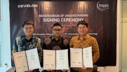 Loggis Resmi Gandeng HD Hyundai Infracore Asia-DEVELON, Transformasi Tambang dengan Alat Berat Ramah Lingkungan