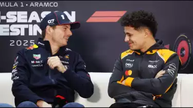 Max Verstappen dan Lando Norris