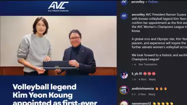 Ratu Voli Korea, Kim Yeon-koung Jadi Duta AVC 2026