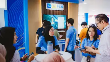 Booth PLN jadi simbol transformasi energi.
