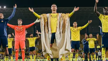 Cristiano Ronaldo setelah laga Al Nassr vs Al Hazm, Minggu (22/2/2026)